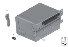 Головное устройство High для ROLLS-ROYCE RR5 Wraith N74R (схема запасных частей)