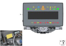 комбинация приборов для BMW I01 i3 60Ah IB1 (схема запасных частей)
