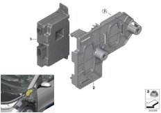 Блок управления KaFAS для BMW I01 i3 94Ah IB1 (схема запасных частей)