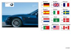 Руководство по эксплуатации E36/7 для BMW Z3 Z3 M3.2 S54 (схема запасных частей)