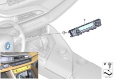 Панель управления автом.сист.кондицион. для BMW I15 i8 B38X (схема запасных частей)
