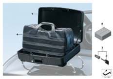 Чемодан/ чемодан для багажника Z3 для BMW Z3 Z3 2.8 M52 (схема запасных частей)