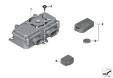 Блок управления RDC - DWA/RDC для BMW K40 K 1300 S (0508,0509) 0 (схема запасных частей)