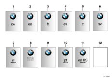 Руководство по эксплуатации для BMW K46 S 1000 RR 10 (0507,0517) 0 (схема запасных частей)