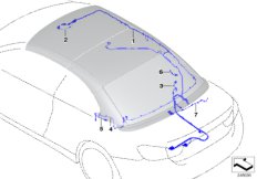 Жгут проводов для BMW F33 420i N20 (схема запасных частей)
