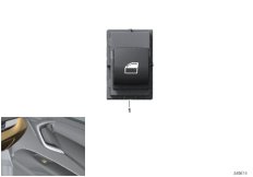Выключатель стеклоподъемника стор.пасс. для BMW I12N i8 B38X (схема запасных частей)