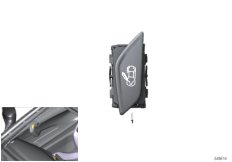 Кнопка открывания двери для BMW I12 i8 B38 (схема запасных частей)