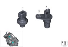 Датчики двигателя для BMW I01 i3 60Ah Rex IB1 (схема запасных частей)