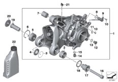 Угловой ред., Integral ABS, поколение 1 для MOTO K26 R 900 RT 05 SF (0367,0387) 0 (схема запасных частей)