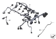 Жгут проводов форсунки / зажигание для MINI R56 Cooper S N14 (схема запасных частей)