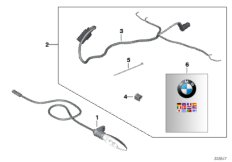 Светодиодный указатель поворота для BMW K46 S 1000 RR 10 (0507,0517) 0 (схема запасных частей)