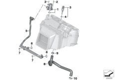 Сист.регулир.х.х./вентиляц.картера двиг. для MOTO K47 S 1000 R (0D02, 0D12) 0 (схема запасных частей)