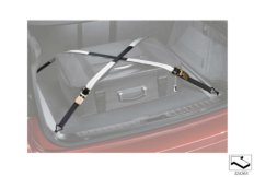 Стяжные ремни багажного отделения для MINI F55 One First B38 (схема запасных частей)