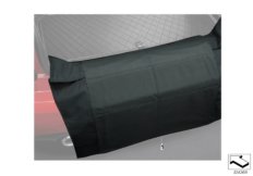 Защитный мат борта погрузочного пола для BMW F56 Cooper S B46 (схема запасных частей)