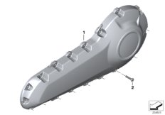 Крышка качающегося рычага Зд колеса для MOTO K17 C evolution (0C03) 0 (схема запасных частей)