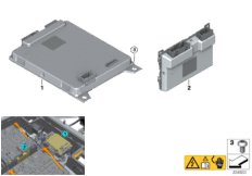 Блоки управления высоковольтн.накопител для BMW I01N i3s 94Ah Rex XB4 (схема запасных частей)