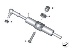 Амортизатор рулевого управления для BMW K51 R 1250 GS Adv. (0J51, 0J53) 0 (схема запасных частей)