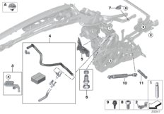 Дополнительные элементы для BMW F33N 430d N57N (схема запасных частей)
