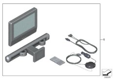 DVD-система Tablet Single для MINI F55 Cooper SD B47 (схема запасных частей)