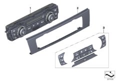 Панель управления автом.сист.кондицион. для BMW E91 325i N52 (схема запасных частей)