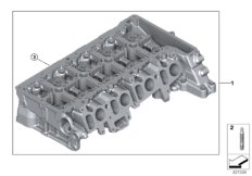 головка блока цилиндров для BMW F15 X5 25dX N47S1 (схема запасных частей)