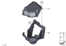 Отдельный кожух вентилятора для ROLLS-ROYCE RR4 Ghost N74R (схема запасных частей)