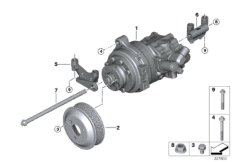 Насос гидроусилителя рулевого управления для ROLLS-ROYCE RR6 Dawn N74R (схема запасных частей)