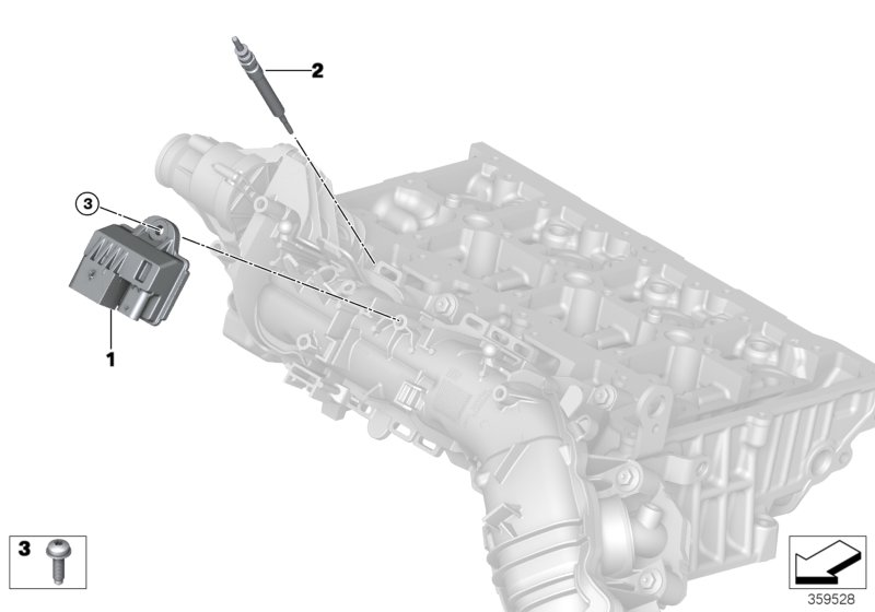 Система предпускового разогрева для BMW F56 Cooper D B37 (схема запчастей)