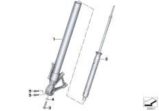 Подвижная трубка/амортизатор для BMW K21 R nineT (0A06, 0A16) 0 (схема запасных частей)
