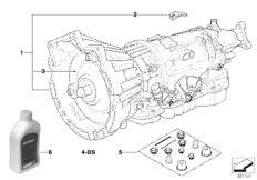 Автоматическая коробка передач A4S310R для BMW E46 316i 1.9 M43 (схема запасных частей)