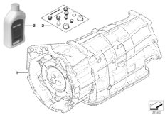 АКПП GA6L45R - привод на все колеса для BMW E92 325xi N52N (схема запасных частей)