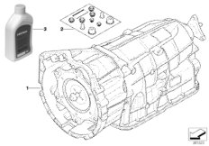 АКПП GA6L45R для BMW E88 120i N46N (схема запасных частей)