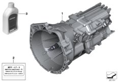 МКПП GS6-17BG для BMW E61 525i N52 (схема запасных частей)