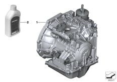 АКПП GA6F21WA для MINI R60 JCW ALL4 N18 (схема запасных частей)