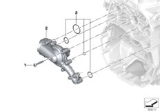 Насос охлаждающей жидкости для BMW K53 R 1200 R (0A04, 0A14) 0 (схема запасных частей)