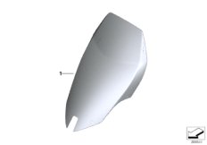 Ветрозащитный щиток для Туринга для MOTO K17 C evolution (0C03) 0 (схема запасных частей)