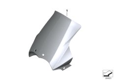 Ветрозащитный щиток, тонированный для MOTO K25 R 1200 GS 10 (0450,0460) 0 (схема запасных частей)
