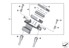 Вспом.оборудование BMW Навигатор для MOTO K23 R nineT Scrambler (0J31, 0J33) 0 (схема запасных частей)