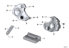 Аудиосистема для BMW K52 R 1200 RT (0A03, 0A13) 0 (схема запасных частей)