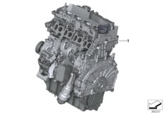 Силовой агрегат для BMW F39 X2 18dX B47B (схема запасных частей)