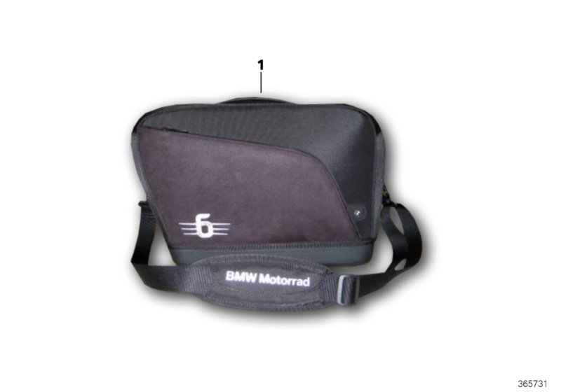 Внутренний карман для чемодана для MOTO K48 K 1600 GTL Excl. (0603, 0613) 0 (схема запчастей)