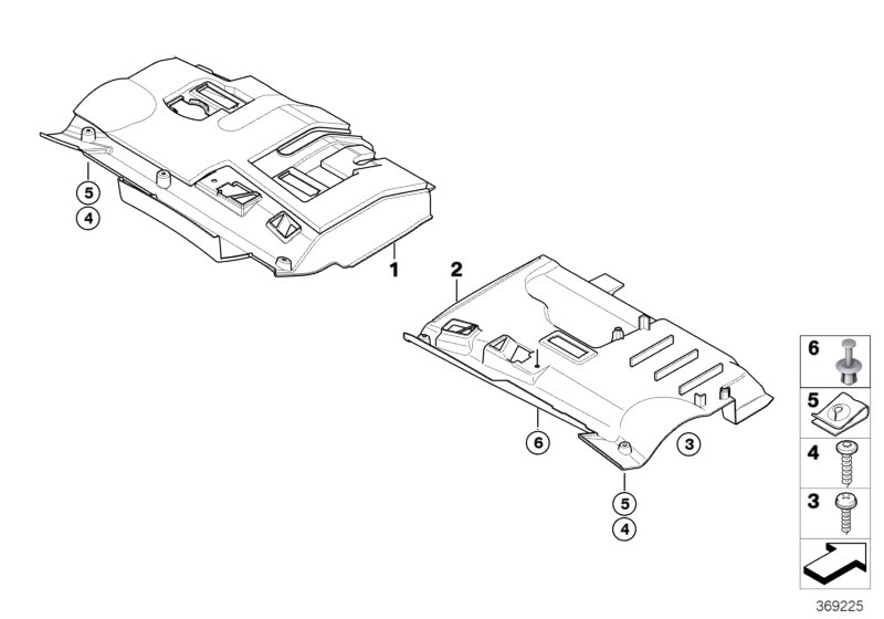 Облицовка панели приборов Нж для BMW E85 Z4 2.2i M54 (схема запчастей)
