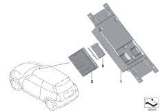 ЭБУ телематических услуг для BMW F60 Cooper D ALL4 B47B (схема запасных частей)