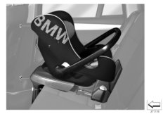 Детское сиденье BMW Baby Seat 0+ для BMW F20 114i N13 (схема запасных частей)
