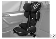 Детское сиденье BMW Junior Seat 2/3 для BMW F48 X1 20dX B47 (схема запасных частей)