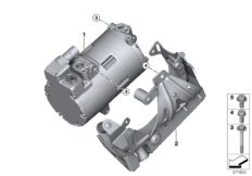 Электрический компрессор кондиционера для BMW I12N i8 B38X (схема запасных частей)