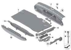 Дооснащение ровным погрузочным полом для BMW R60 One N16 (схема запасных частей)