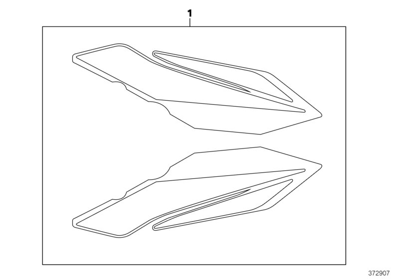 Декорат.многоцветное лакокр.покрытие для MOTO K46 S 1000 RR 12 (0524,0534) 0 (схема запчастей)