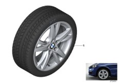 Spike/SC колесо в сб.зим. диз. 473-16" для BMW F45 220dX B47 (схема запасных частей)