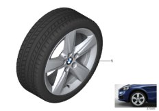 Spike/SC колесо в сб.зим. диз. 478-17" для BMW F45N 220i B42 (схема запасных частей)
